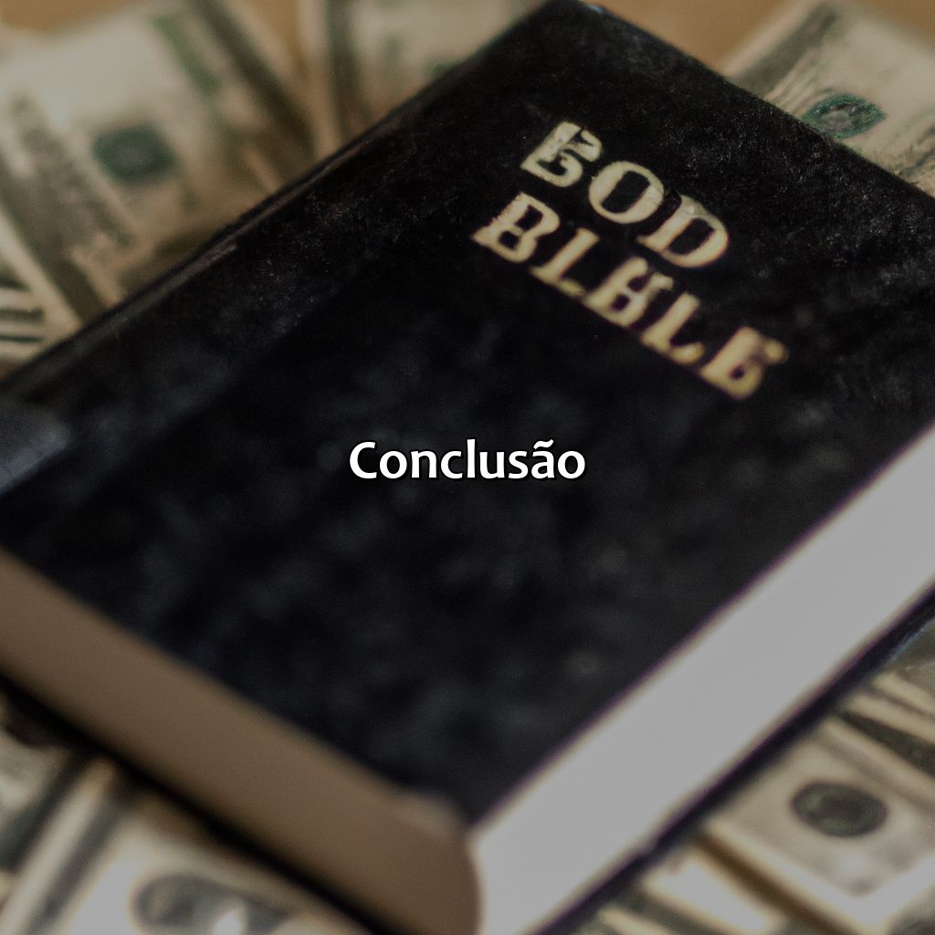 Conclusão-onde fala do dízimo na bíblia no novo testamento, 