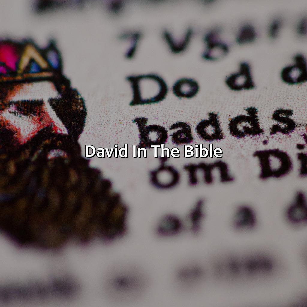 David in the Bible-onde fala sobre davi na bíblia, 
