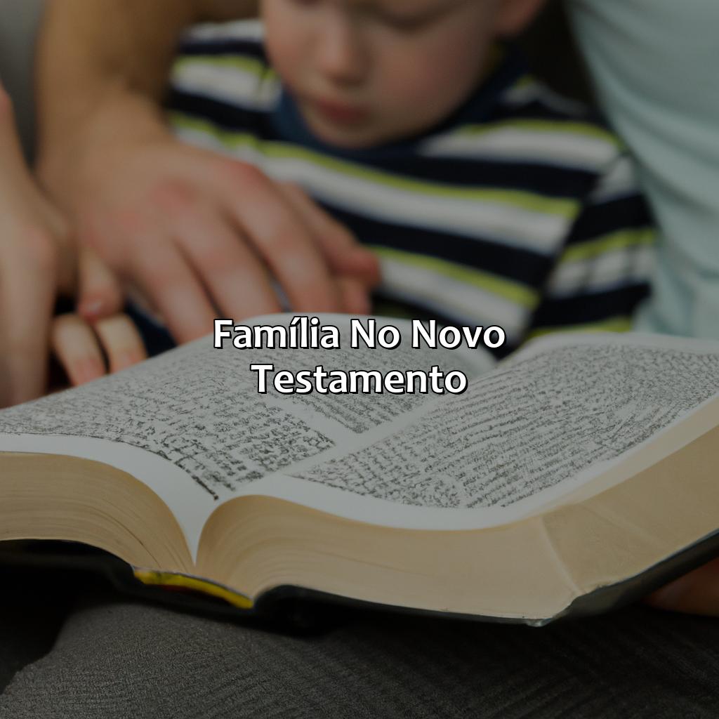 Família no Novo Testamento-onde fala sobre família na bíblia, 