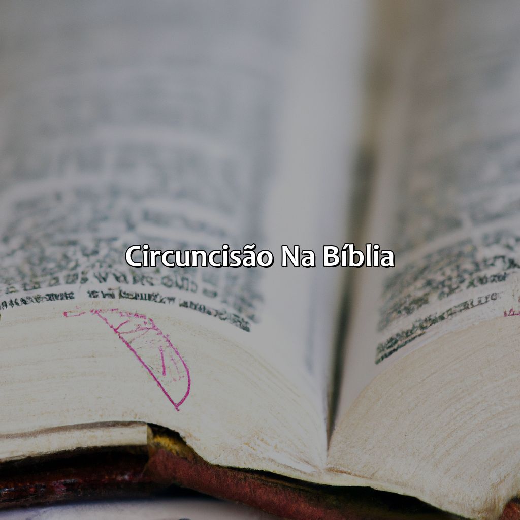 Circuncisão na Bíblia-o