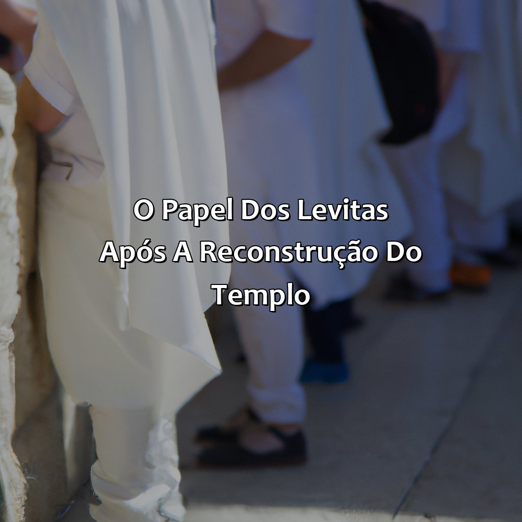 O papel dos levitas após a reconstrução do templo-o