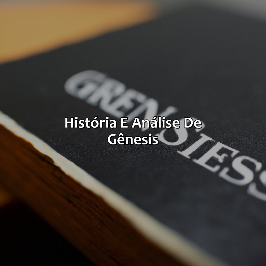 História e Análise de Gênesis-qual foi o primeiro livro da bíblia a ser escrito, 