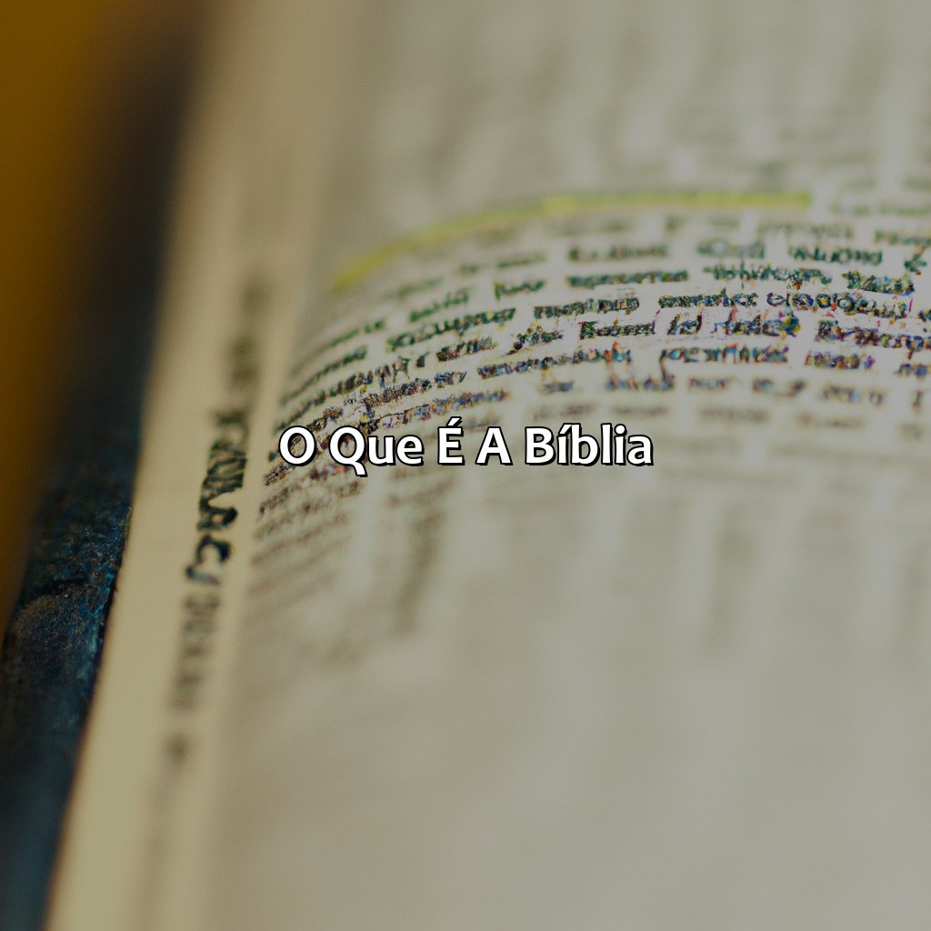 O que é a Bíblia?-qual livro da bíblia, 