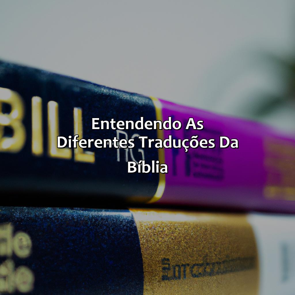 Entendendo as diferentes traduções da Bíblia-qual melhor bíblia para estudo, 