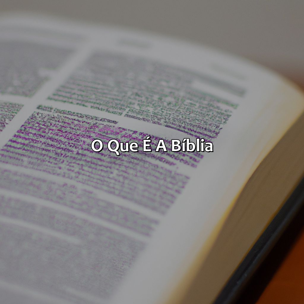 O que é a Bíblia?-qual o livro da bíblia, 
