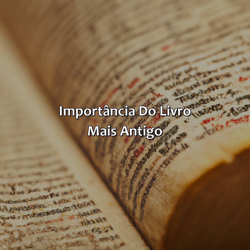 Importância do livro mais antigo-qual o livro mais antigo da bíblia, 