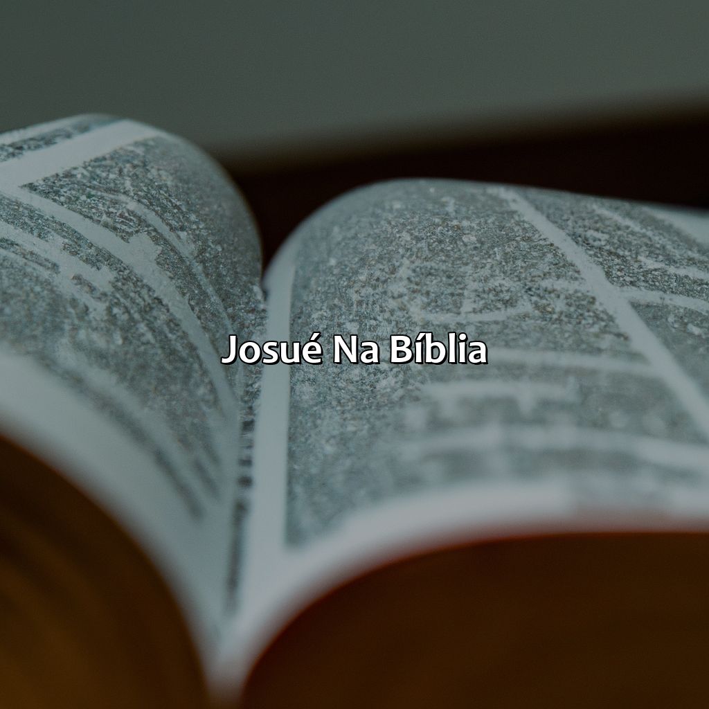 Josué na Bíblia-qual o significado do nome josué na bíblia, 