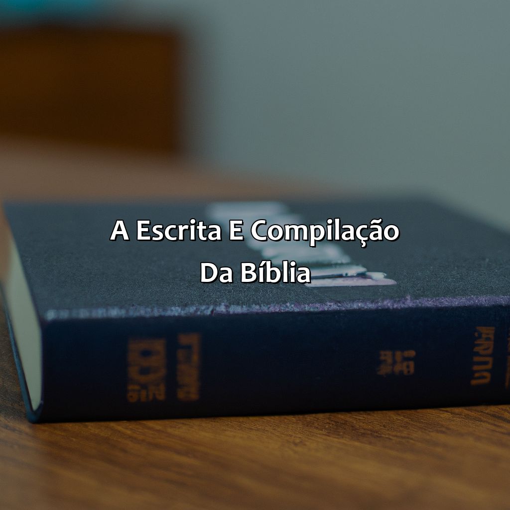A Escrita e Compilação da Bíblia-quando a bíblia foi escrita, 