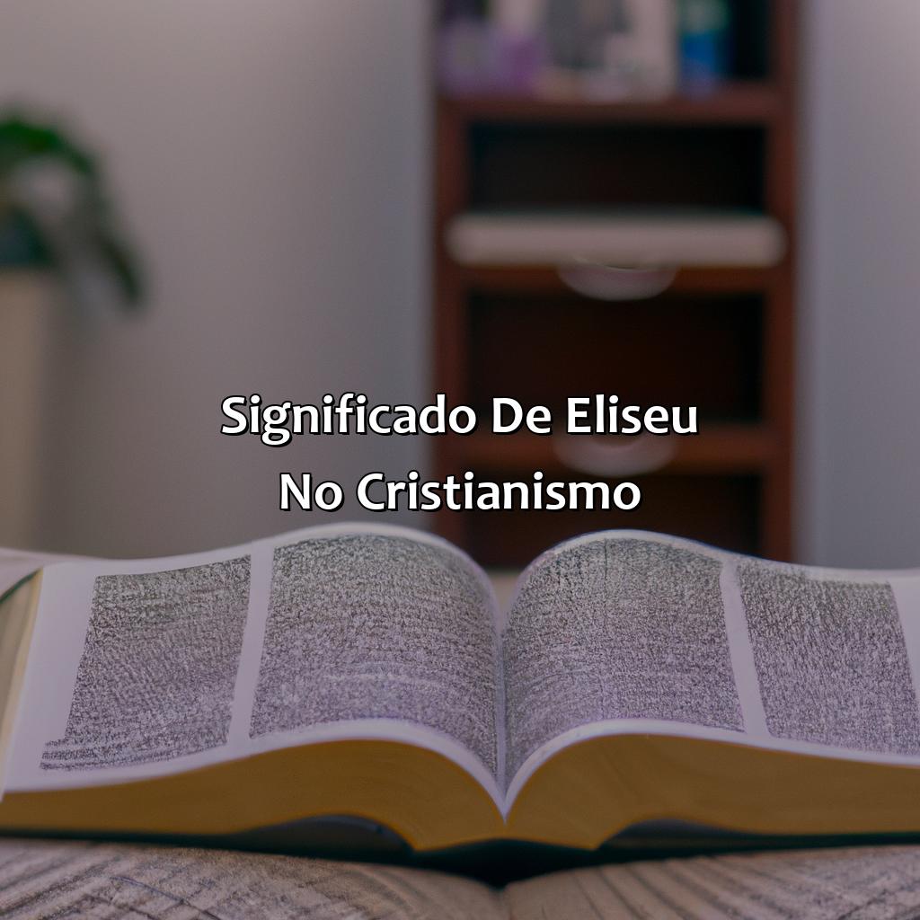 Significado de Eliseu no Cristianismo-quem é eliseu na bíblia, 