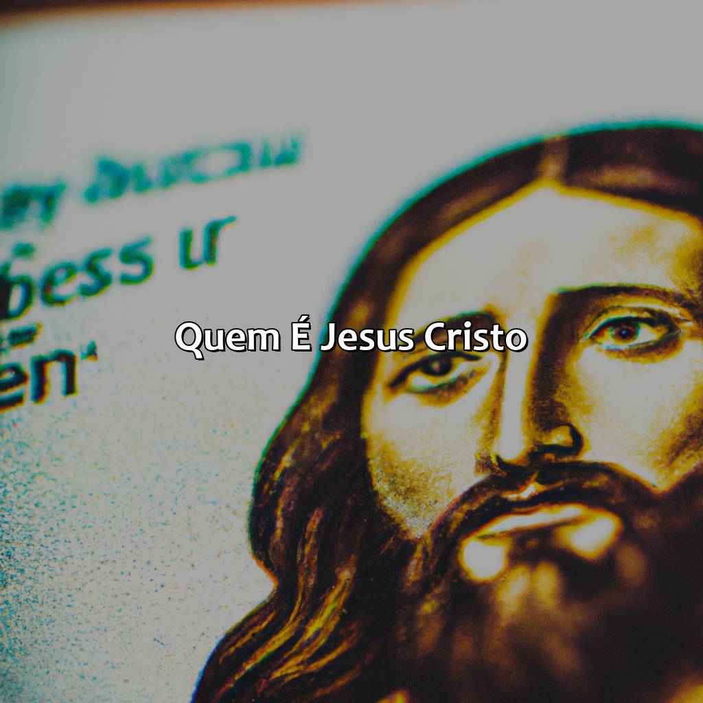 Quem é Jesus Cristo?-quem é jesus cristo na bíblia, 
