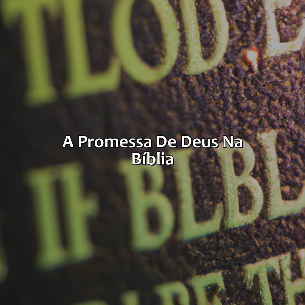 A Promessa de Deus na Bíblia-quem é o filho da promessa na bíblia, 