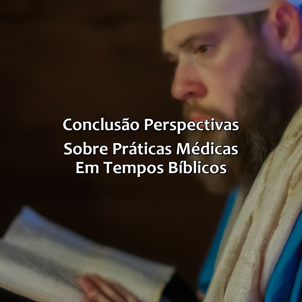 Conclusão: Perspectivas sobre Práticas Médicas em Tempos Bíblicos-quem era médico na bíblia, 