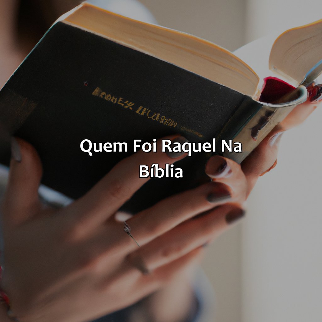 Quem foi Raquel na Bíblia?-quem era raquel na bíblia, 