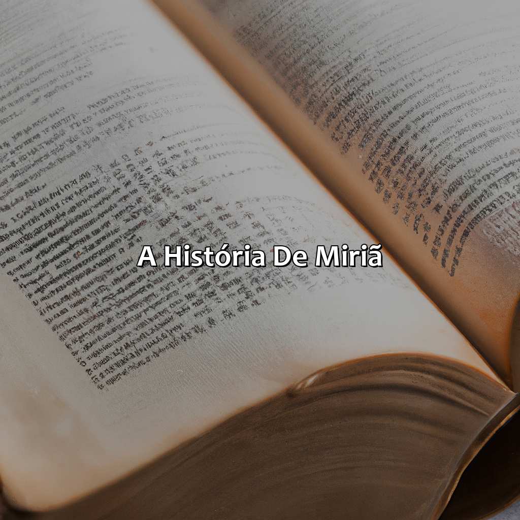 A história de Miriã-quem foi a primeira pastora descrita na bíblia, 