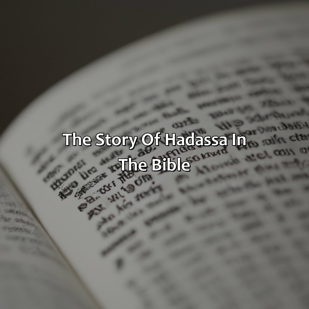 The story of Hadassa in the Bible-quem foi hadassa na bíblia, 