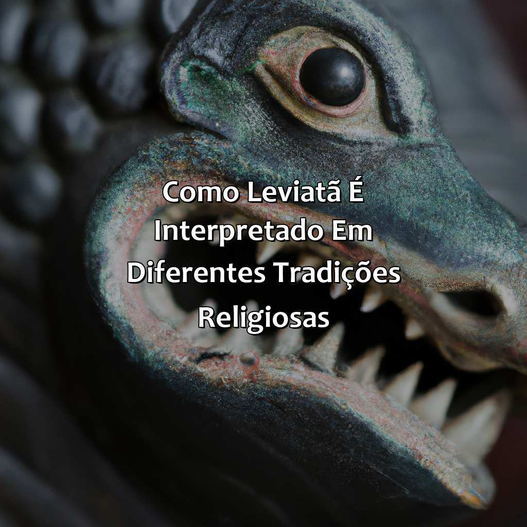 Como Leviatã é interpretado em diferentes tradições religiosas?-quem foi leviatã na bíblia, 