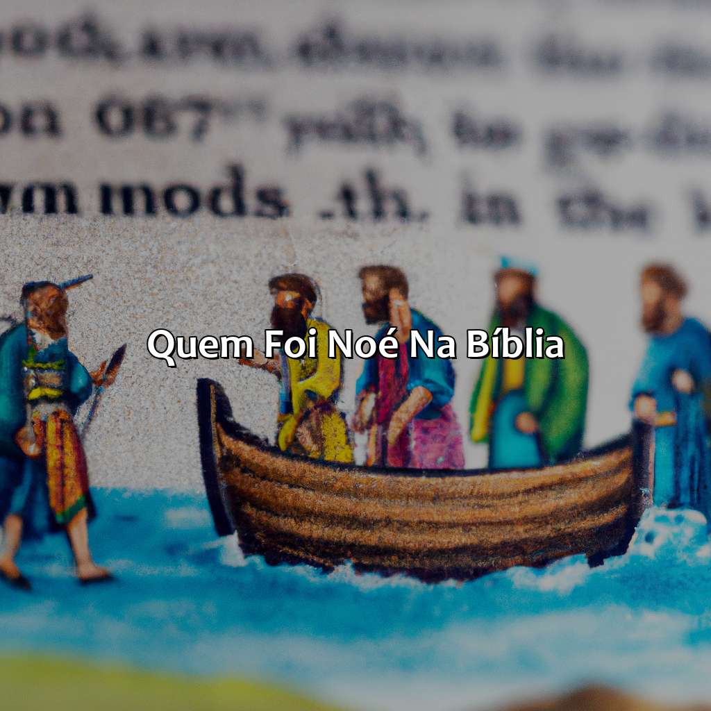 Quem foi Noé na Bíblia?-quem foi noah na bíblia, 