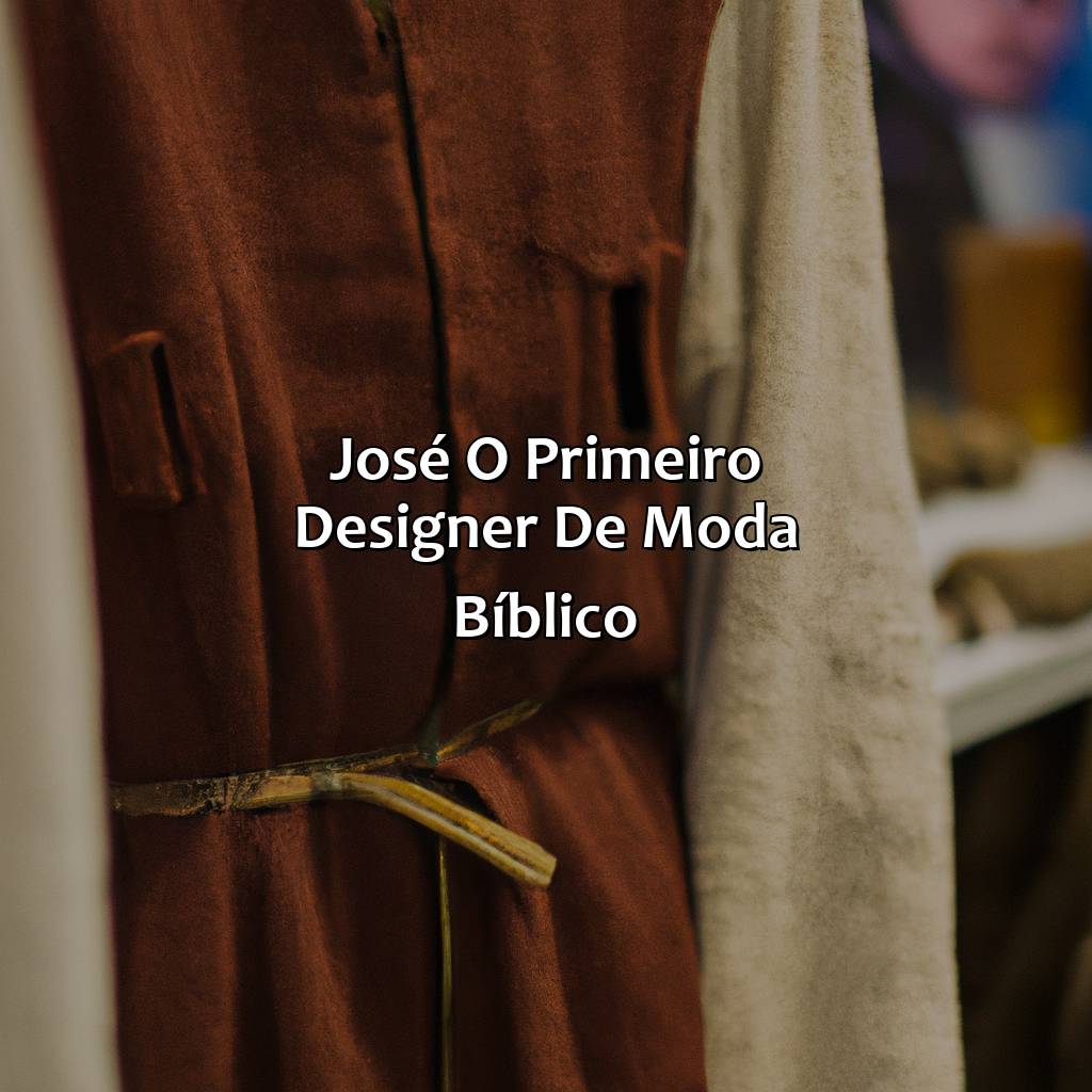 José, o primeiro designer de moda bíblico-quem foi o primeiro estilista da bíblia, 