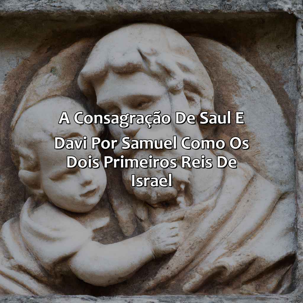 A consagração de Saul e Davi por Samuel como os dois primeiros reis de Israel-quem foi samuel na bíblia, 